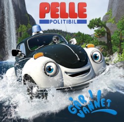 Pelle Politibil går i vannet